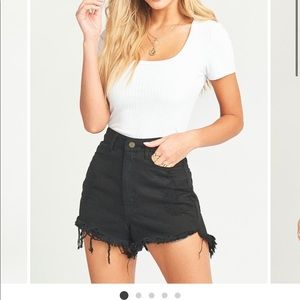 Show me your mumu Houston high wasted short